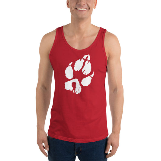 Men's Tank Top Tracks of the White Wolf